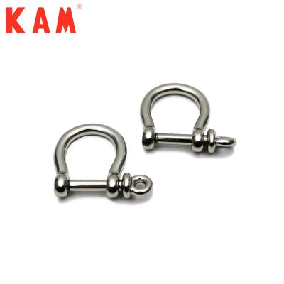 China Adjustable KAM Hot Sale Stainless Steel Nickel Freeform Mouth Buckles With Pin Belt Connection For Bags for sale