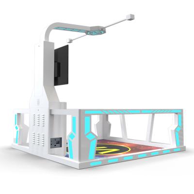 China Indoor Playground Equipment Simulador 9D Shooting Vr Game Treadmill Virtual Reality Walker Simulator L250*W260*H245cm for sale