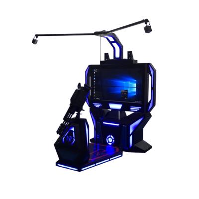 China VR Gatling 9D Shooting 360 Degree Fighting VR Machine Gun L180*220*H240cm for sale