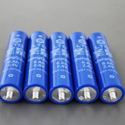 China TITANATE LTO 32145 2.4V 6AH RATE LITHIUM RATE TOYS CAR AUDIO HIGH C USAGE SCREW NET BATTERY for sale