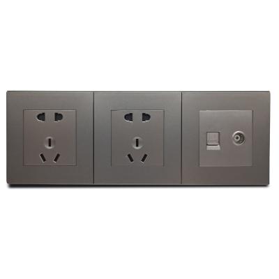 China Durable 5 Star Hotel Wall Socket Network Desktop Socket for sale