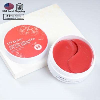 China Anti-Wrinkle OEM Eye Patch Collagen Crystal Gel Eye Mask Gold For Anti Dark Circle Hydrogel Eye Patches for sale