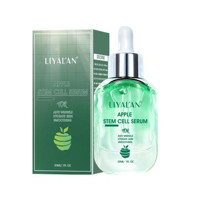 China OEM 30ML High Quality Pure Organic Anti Aging Stem Cell Face Serum Whitening Apple For Skin Care for sale