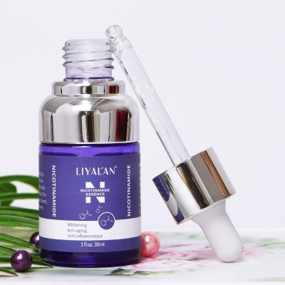 China Whitening Private Label Anti-Acne Whitening Face Serum Custom 5% 10% Niacinamide Face Vitamin B3 Serum for sale