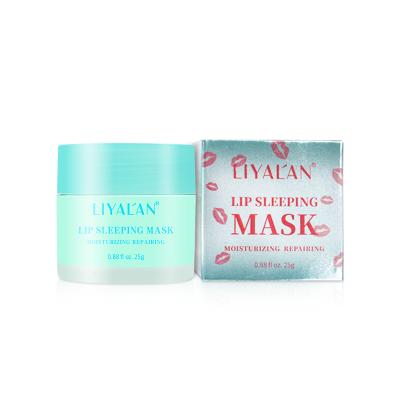 China Moisturizer OEM Lip Care Exfoliator Moisturizing Lip Mask Gel Plumper Collagen Vegan Sleep Hydrating Organic Lip Mask for sale