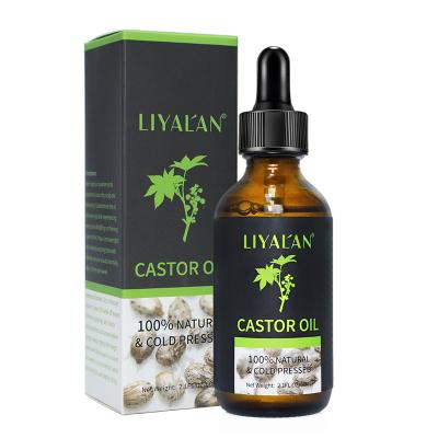 China OEM Essential Oil Nourishing Black Castor Oil Pure Natural Organic Jamaican Eyebrow Eyelashes Cold Pressed For Hair Growth for sale