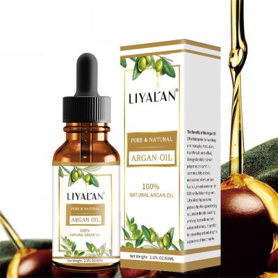 China Wholesale Pure Color-protecting Private Label Nature Hair Treatment Keratin Moroccan Nourish Repair Anti Hairloss Morocco Organic Argan Hair Oil for sale