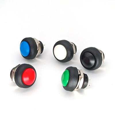 China 16mm 19mm 22mm 25mm Electrical Steel Ip68 Waterproof Switch Led Lock On Piezo Switch Flat Head / High Head for sale