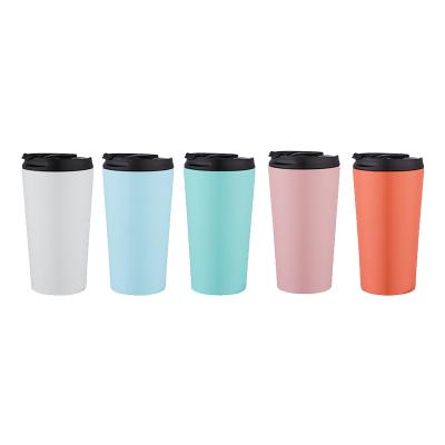 China 12oz Sublimation Coffee Viable 360ml Double Wall Vacuum Insulated Tumbler Stainless Steel Coffee Mug With Lid for sale