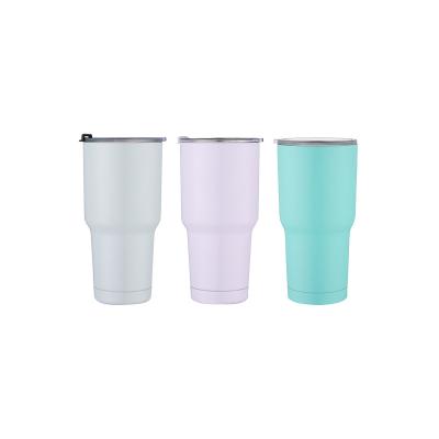 China Customized Viable Double Wall Stainless Steel Thermos Cup Vacuum Car Travel Insulated Tumbler Thermal Mug for sale