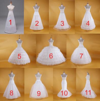 China Wedding accessories sell petticoat 6 crinoline bridal prom wedding accessories wholesale circle dress petticoat fancy skirt slip along for sale