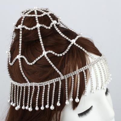 China Elegant Wedding Fashion Rhinestone Head Chain Bridal Hair Jewelry SHJ-A001 for sale