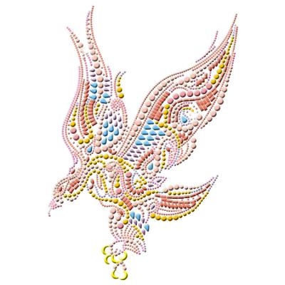 China DMC Durable Glass Rhinestone Design Heat Transfer Pattern Hotfix Rhinestone Crystal Sheets For Clothing Bags Beta Phi Sorority Zeta for sale