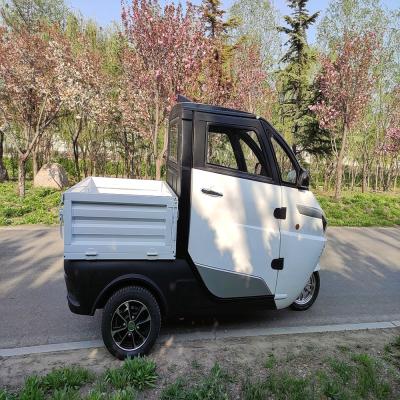 China Transportation Cargo Adult E Shock Absorption Scooter Three Wheels Electric Tricycle For Supermarket for sale