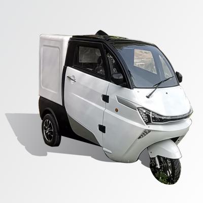 China New Arrival Electric Cargo EEC Approval Three Wheeler Mini Cargo Van Car For Takeaway Electric Food Delivery for sale