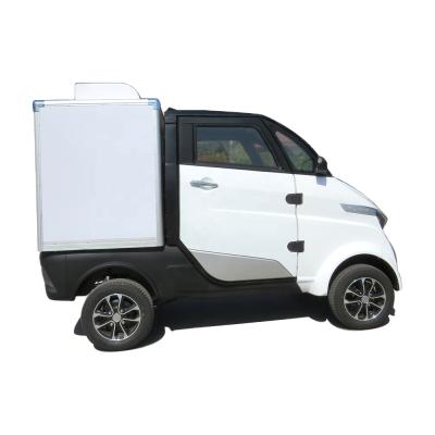 China EEC Four Wheel Electric Quadricycle Cargo Box Electric Car Logistic Van 4 Electric Mini Cargo Box Vehicle for sale