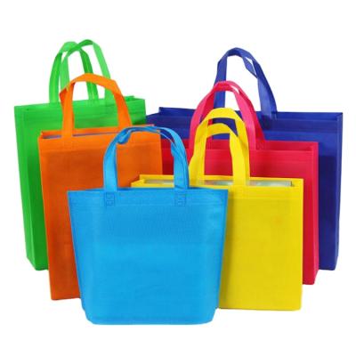 China Wholesale Custom Eco Folding Three-Dimensional Non-woven Bag Handled Reusable Shopping Bag Reusable Shopping Bags for sale