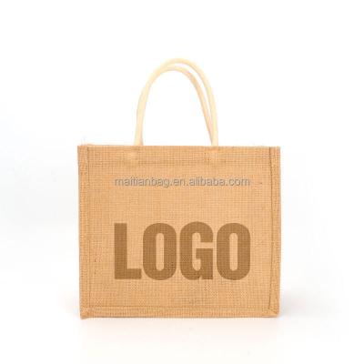 China Custom Wholesale Multicolor Recyclable Small Mini Jute Handled Natural Used Cosmetic Bags Packaging Packaging for sale