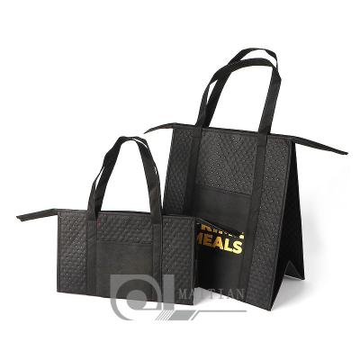 China Customized Shopping Bag Handy Portable Nonwoven Folding Handled Cheap Fashion Bag Tote Bag for sale