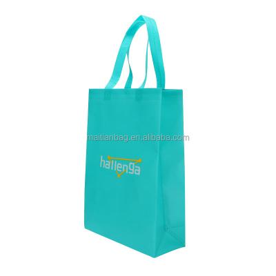 China Customized Friendly Handled Reusable Cheap Portable Nonwoven Grocery Tote Bags for sale