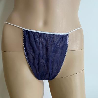 China Breathable Breathable Most Popular Paper Nonwoven Disposable Underwear Disposable Nonwoven T-string T-pants for sale