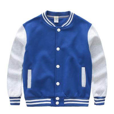 China Custom Embroidered Blank Jacket Baseball College Uniform Wholesale Anti Shrink Baseball Printing Logo Student Jacket for sale