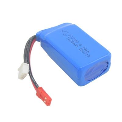 China Toys 3.7v-4.07wh 1100mah 7.4v 1100mah Li-ion Rechargeable Battery Pack For RC Helicopter 903048 for sale