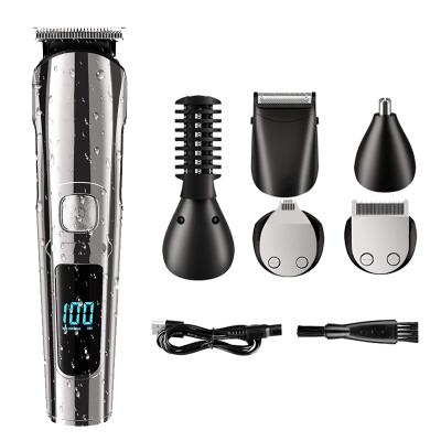 China Car Nose Hair Trimmer Professional Electric Hair Clipper Rechargeable LCD Digital Display for sale