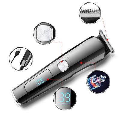 China Car Man Hair Cutting Professional Cordless Rechargeable Electric Low Noise Split End Hair Trimmer for sale