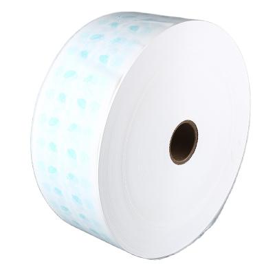 China Wholesale waterproof pe film backsheet for raw material baby diaper printed laminated film, diaper backsheet film for making diaper for sale