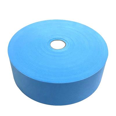 China 100% Polypropylene NON WOVEN waterproof supply 40 GSM blue white WOVENS for sale