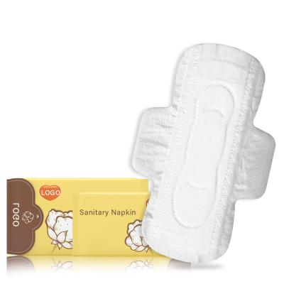 China Breathable Cotton Sanitary Pads Hygiene Period Soft Feminine Sanitary Napkin for sale