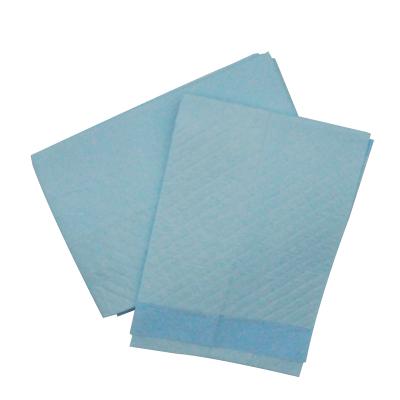 China Factory Price Super Absorbent Leak Pad Disposable PE Film Blue Bed Underpad for sale