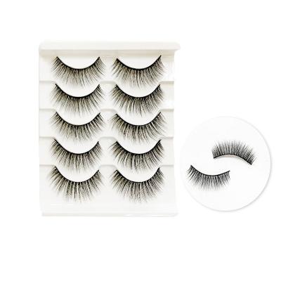 China Wholesale Natural 3D Mink False Eyelashes Natural Soft Artificial Eyelashes Supplier With Custom Box Packing for sale