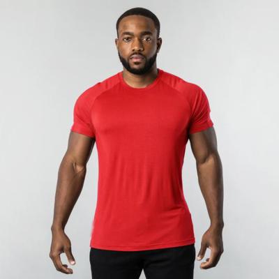 China Antibacterial OEM Customized Mens Fitness Gym Wear Mens Sport Clothing Fitness T-Shirt for sale