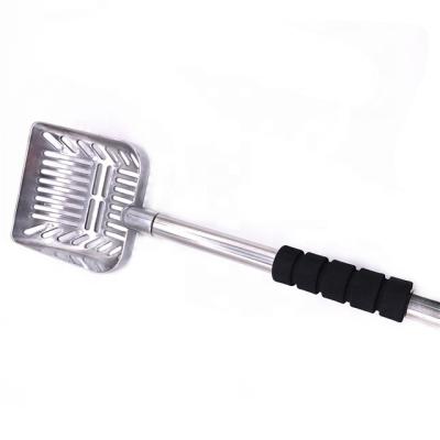 China Cleaning Pet Supplies Metal Scoop Cat Litter Scoop With Poop Bags Cat Toilet Essential Cat Litter for sale