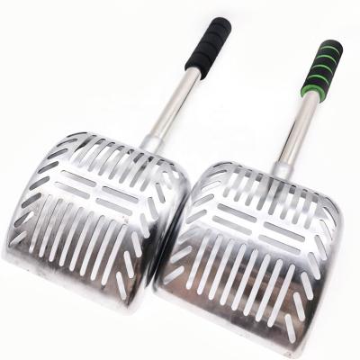 China Cleaning Pet Supplies Metal Scoop Cat Litter Scoop With Poop Bags Cat Toilet Essential Cat Litter for sale