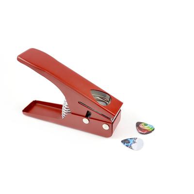 China Wholesale Red Aluminum Alloy Guitar Picker Stringed Instrument Accessories Because-JT003 for sale