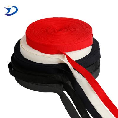 China Sustainable 20mm 25mm 30mm 35mm 38mm GRS Certified Rpet Recycled Polyester Webbing for sale