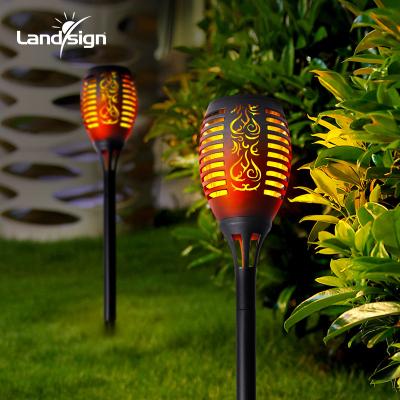 China LANDSCAPE Decorative Solar Light Super Bright Solar Torch with Flashing Flame, Waterproof Outdoor Solar Flame Light, Suitable for Garden for sale