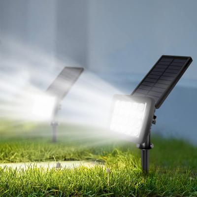 China New 20 LED LANDSCAPE Solar Landscape Lighting Wall Mount and Ground Spike Solar LED Spot Lights Outdoor for Garden Lawn Yard Pathway for sale