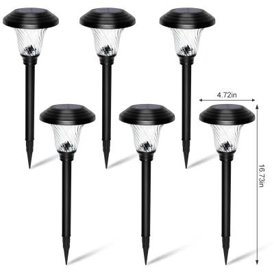 China Solar Garden Path Lights Outdoor Garden, 8 Pack Solar Yard Lights Waterproof Auto On/Off Solar Pathway Lights for Landscape, Garden for sale