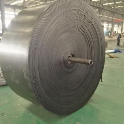 China High Quality Fire Resistant High Temperature Resistant Black Rubber Conveyor Belt for sale