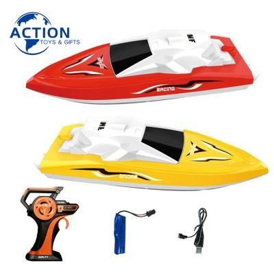 China RC Hobby Factory Price 2.4G RC Boat Kids Electric Racing Remote Control High Speed ​​Kid Toys Gift Water Sports Radio Controlled Boa for sale