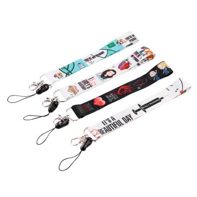 China Promotional Gift High Quality Fashion Customized Key Chain Short Lanyard for sale