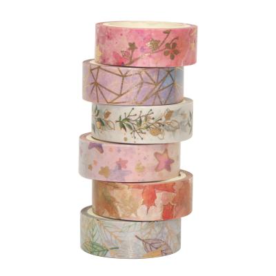 China Waterproof Custom Craft Vintage Washi Tape Rolls Washi Tape Set Maker DIY for sale