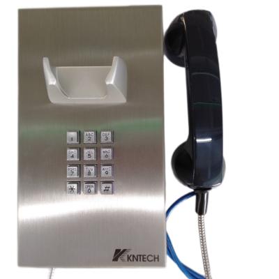 China SUS304 KNZD-10 VOIP Telephones SUS304 CE ETL Indoor Outdoor Waterproof Telephone KNTECH Indoor Tunnel for Bank, Metro, Railway, LRT for sale