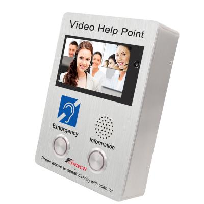 China Waterproof / Weatherproof Video Intercom Emergency Phone Door Phone With HD Screen KNZD-60 for sale