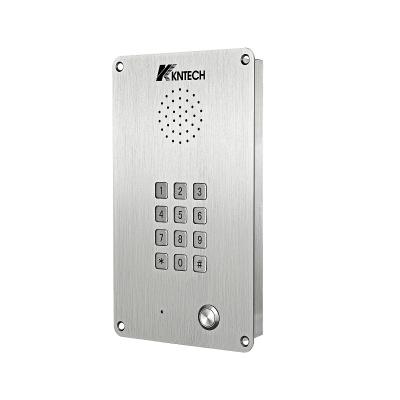 China Rugged Industrial Stainless Steel Intercom Vandal Resistant VoIP Cleanroom Telephone KNZD-15 for sale