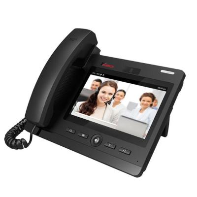 China Plastic SIP 2.0 IP Phone Smart Video VoIP Phone With Touch Screen for sale